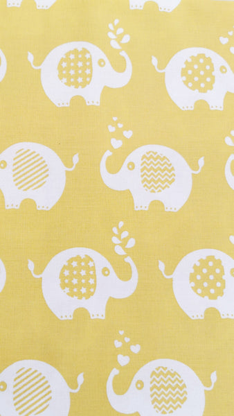 Zain Hat - Elephants on Yellow
