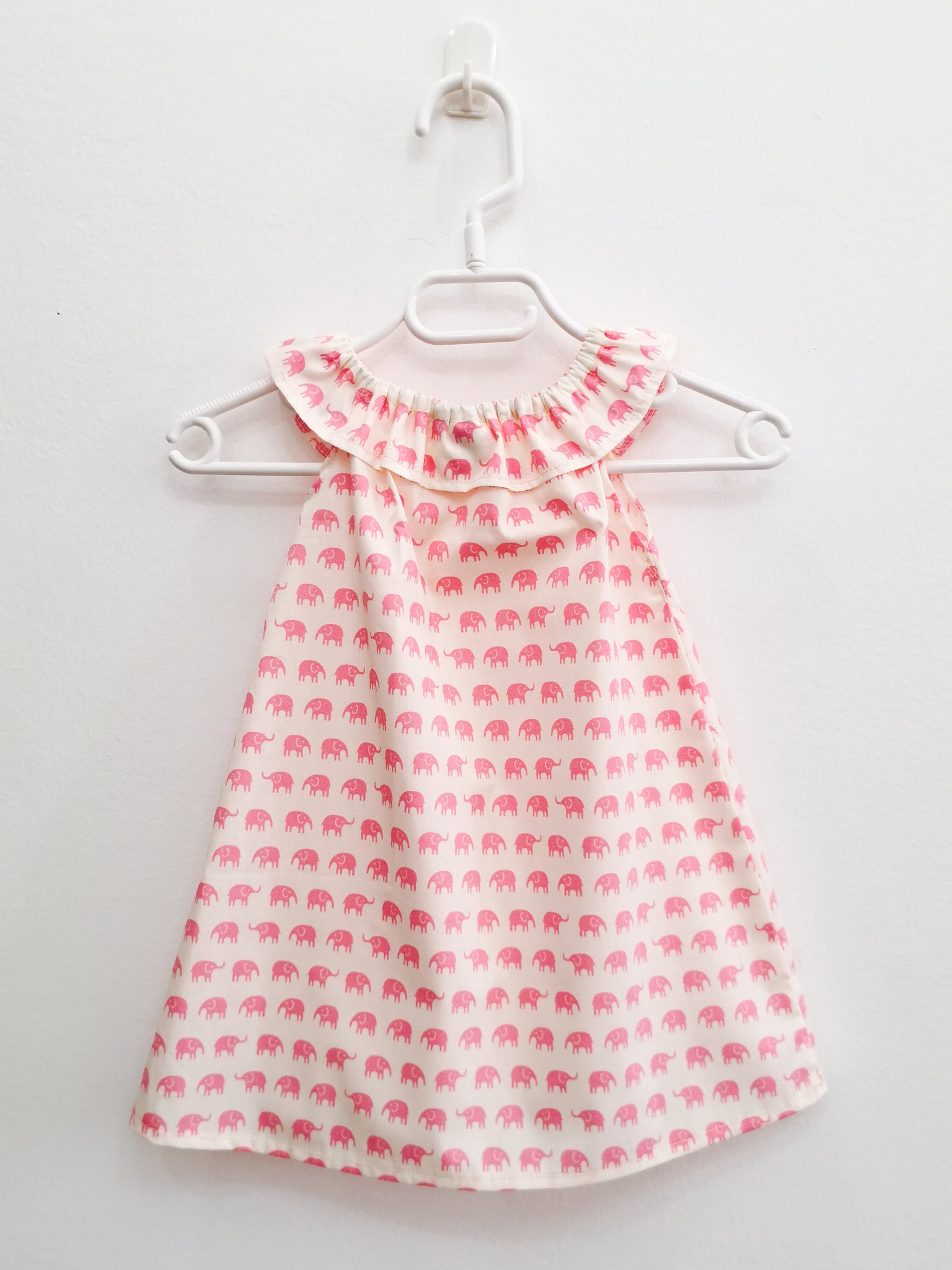 Aisha Dress - Pink Elephants