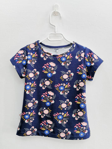 Skye T-Shirt - Navy Floral